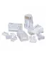 Alantek Cat 6 RJ45 Plug 8P8C 50um Gold Connectors - Pack of 10 - Electronics on KHMART - Image 1