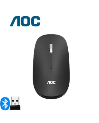 AOC MS201 Bluetooth Rechargeable Mouse - Sleek Gold Design on KHMART