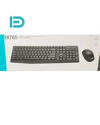 ID EK785 Wireless Keyboard and Mouse Combo - Gold - Electronics on KHMART