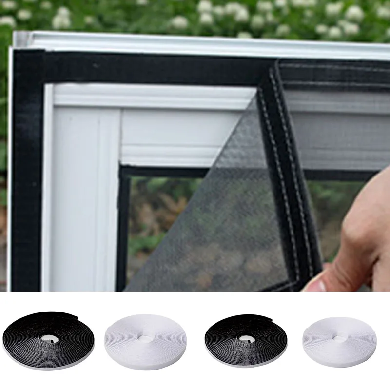 Mosquito Window Net Self Adhesive Tape Kitchen Window Home Protector Netting Sticker Indoor Anti Insect Fly Screen Curtain Tape